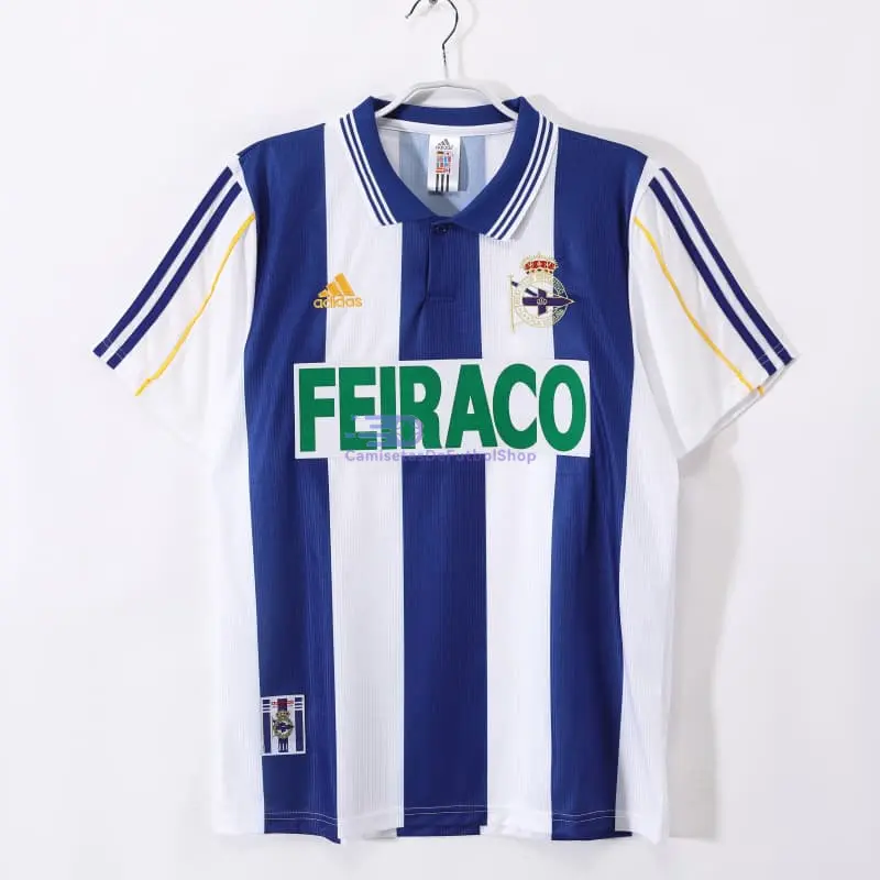 Camiseta Deportivo de La Coruña 1999/00 1ª Equipación Retro