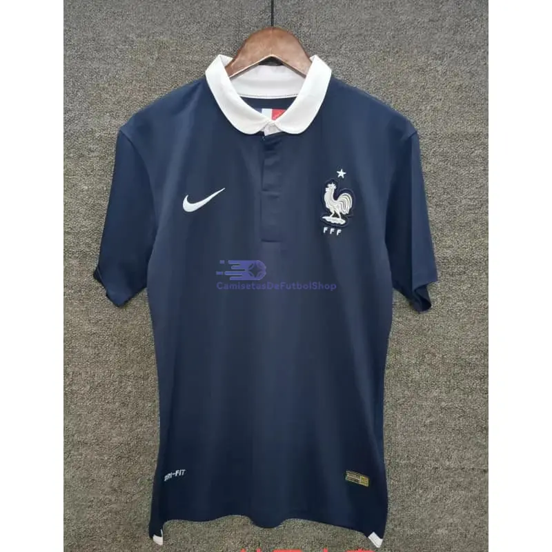 Camiseta Francia 2014 1ª Equipación Retro