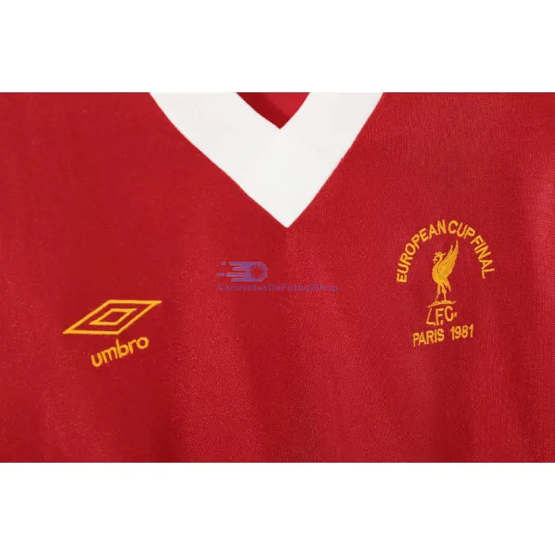 Camiseta Liverpool 1980/81 1ª Equipación Retro