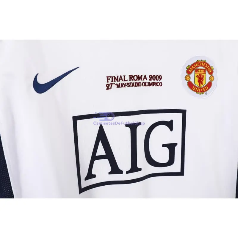 Camiseta Manchester United 2008/09 2ª Equipación Retro ML