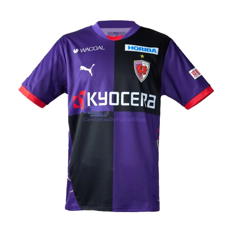 Camiseta Kyoto Sanga FC 2025/2026 1ª Equipación Morado/Negro
