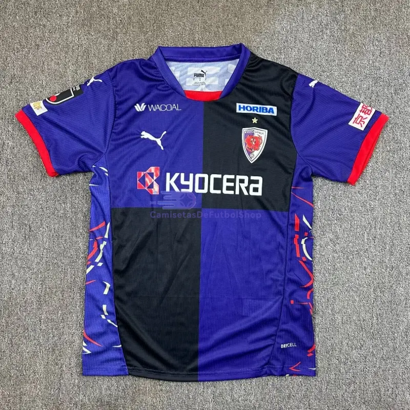 Camiseta Kyoto Sanga FC 2025/2026 1ª Equipación Morado/Negro