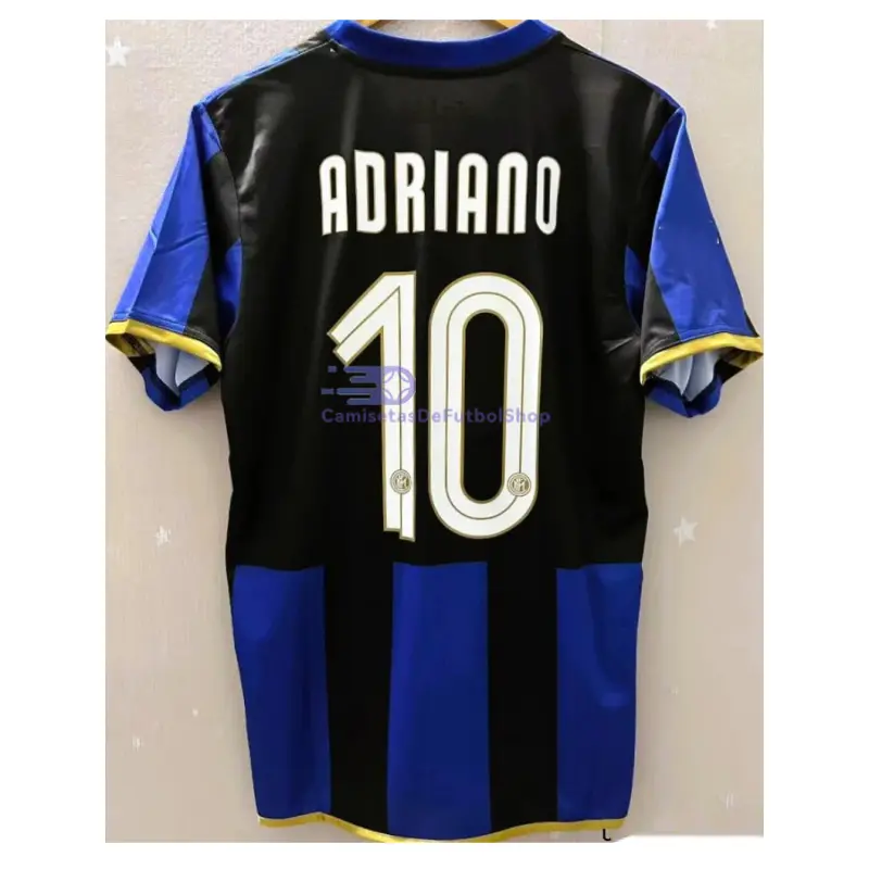 Camiseta ADRIANO 10 Inter de Milan 2008/09 1ª Equipación Retro