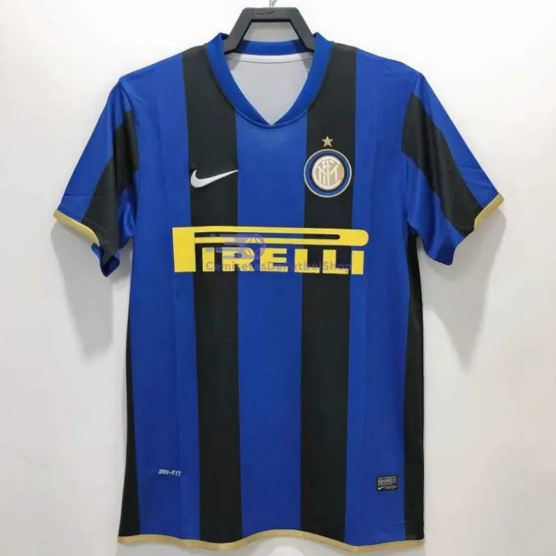 Camiseta ADRIANO 10 Inter de Milan 2008/09 1ª Equipación Retro