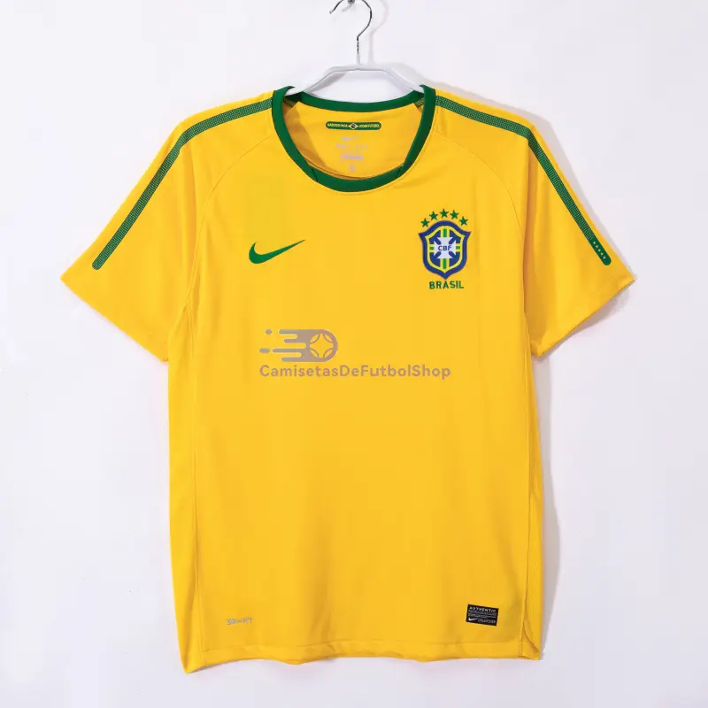 Camiseta Brasil 2010 1ª Equipación Retro