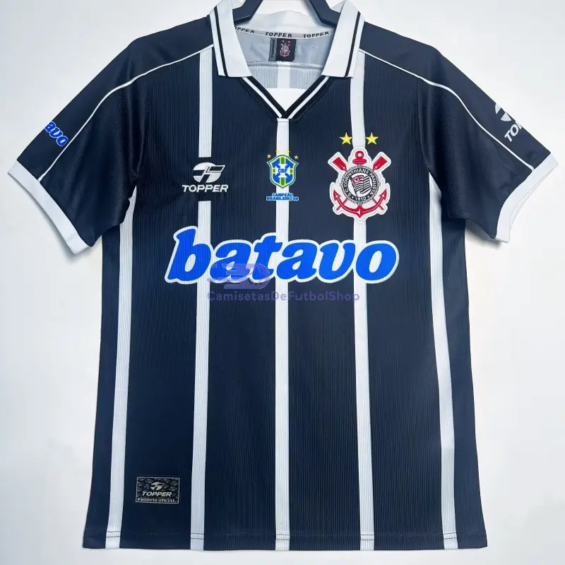 Camiseta Corinthians 1999/00 2ª Equipación Retro