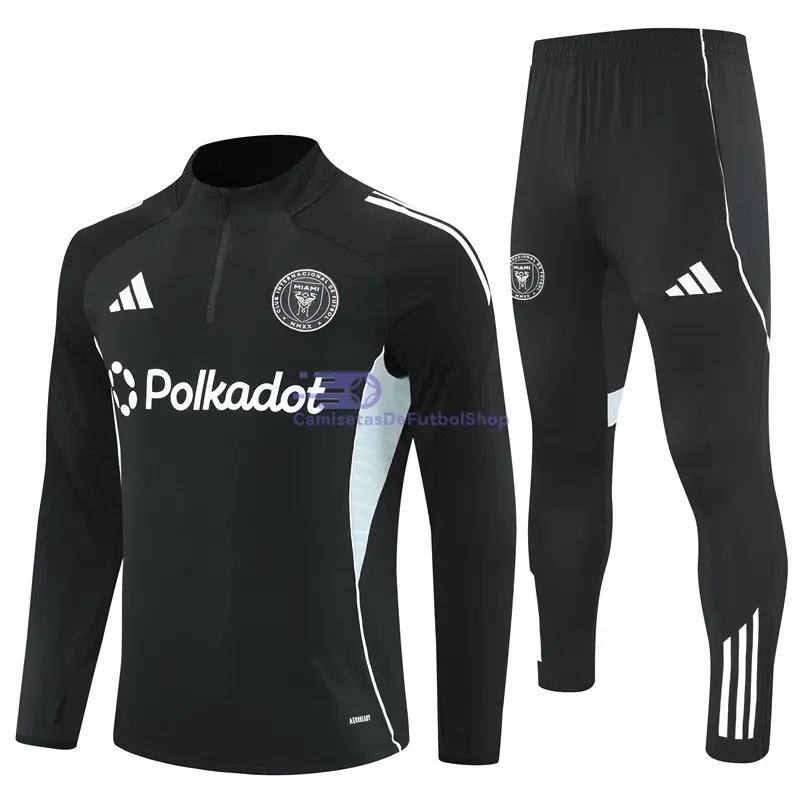 Sudadera De Entrenamiento Inter Miami Negro 2025/2026 Kit
