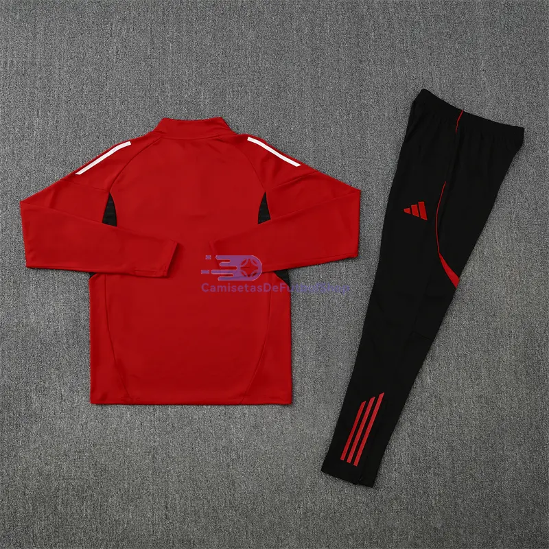 Sudadera De Entrenamiento Manchester United Rojo 2025/2026 Kit