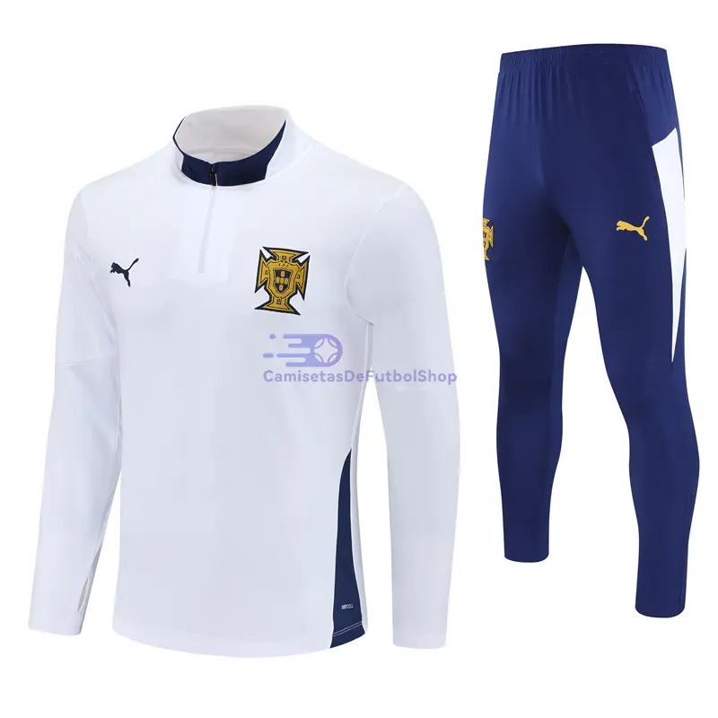 Sudadera De Entrenamiento Portugal Blanco 2025/2026 Kit