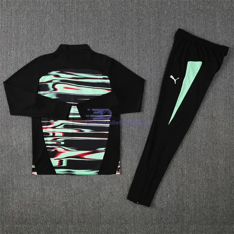 Sudadera De Entrenamiento Portugal Verde/Negro 2025/2026 Kit