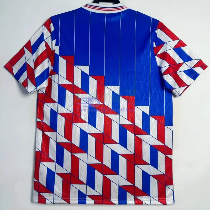 Camiseta Ajax 1989/90 2ª Equipación Retro Azul/Rojo