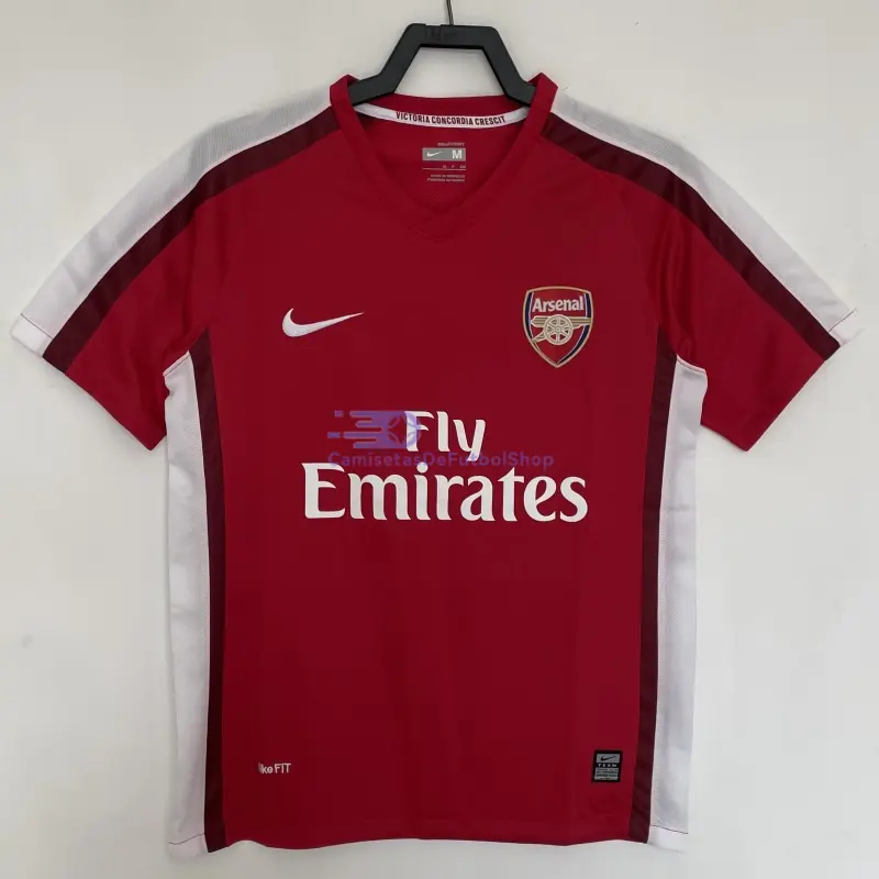 Camiseta Arsenal 2008/10 1ª Equipación Retro Rojo