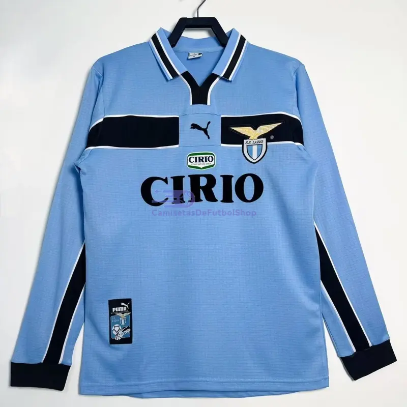 Camiseta Lazio 1998/99 1ª Equipación Retro ML Azul