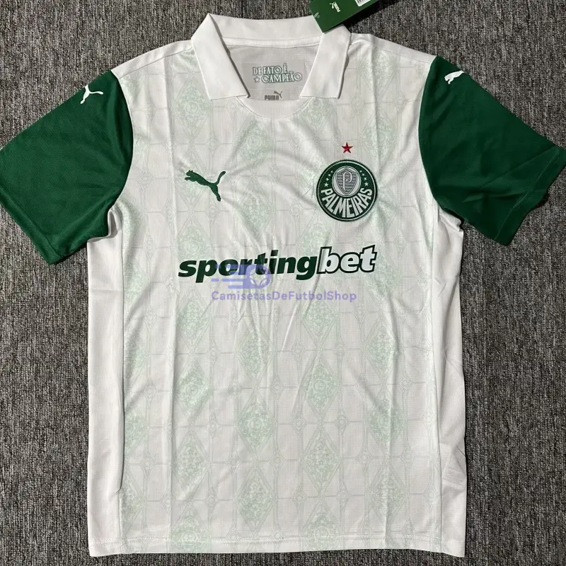 Camiseta Palmeiras 2025/2026 2ª Equipación Blanco