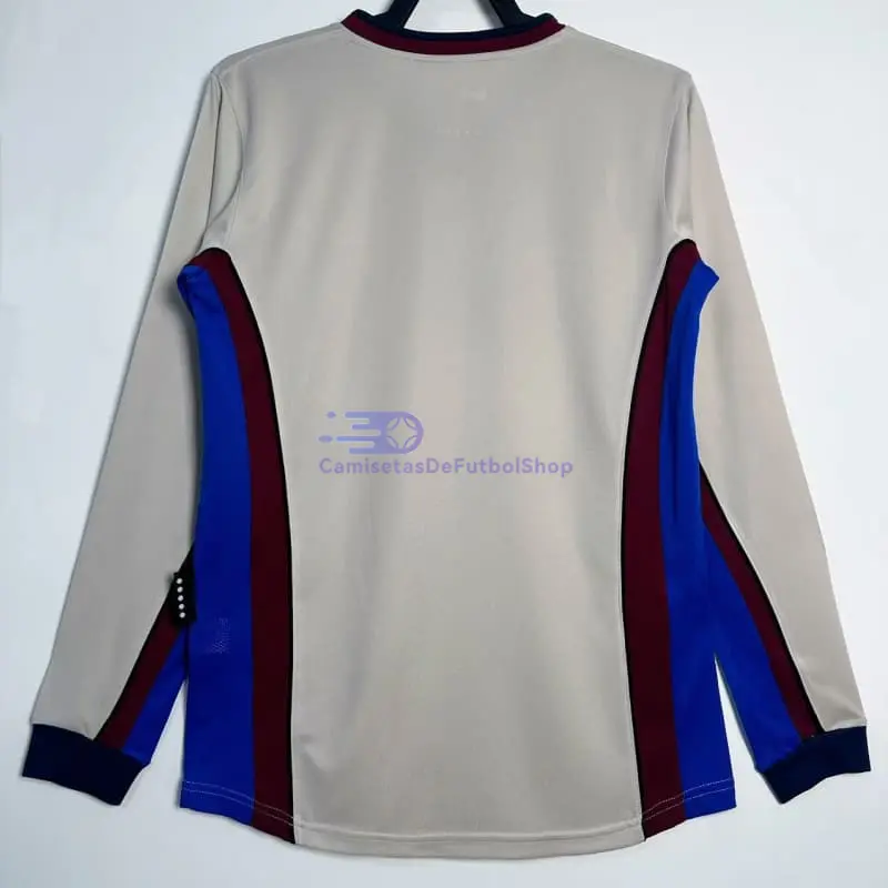 Camiseta Barcelona 1998/99 2ª Equipación Retro ML Beige