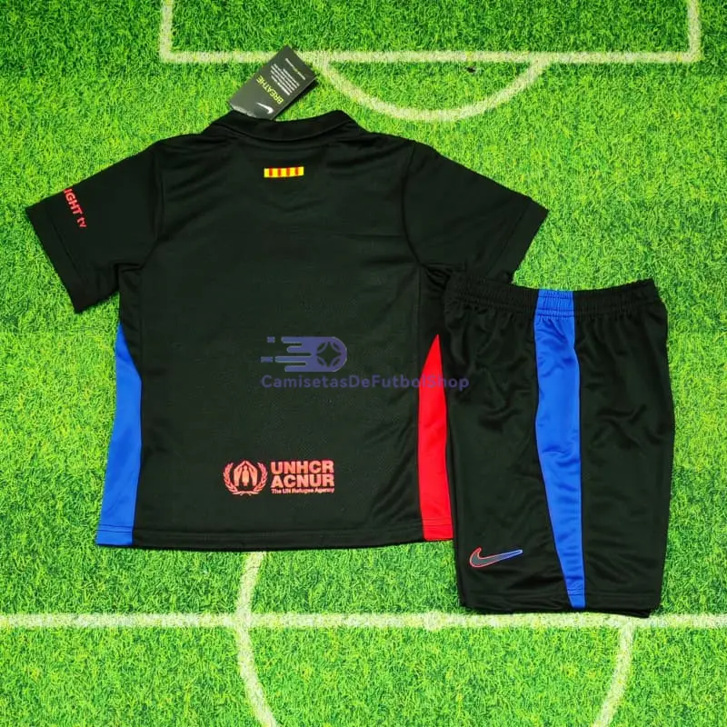 Camiseta Barcelona x Travis Scott 2024/2025 2ª Equipación Niño Kit
