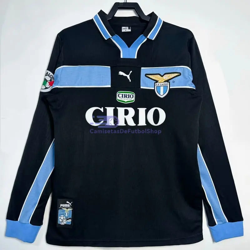 Camiseta Lazio 1998/99 2ª Equipación Retro ML Negro