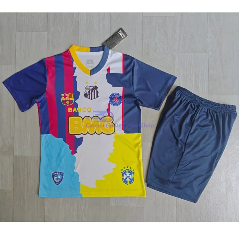 Camiseta NEYMAR JR 11 2025 Multicolor Edición Especial Niño Kit