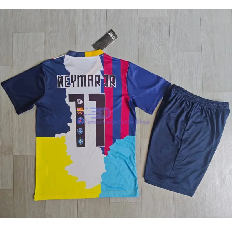 Camiseta NEYMAR JR 11 2025 Multicolor Edición Especial Niño Kit