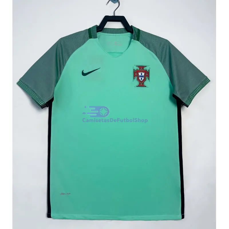 Camiseta Portugal 2016 2ª Equipación Retro Verde