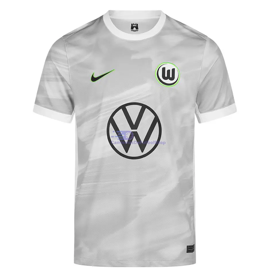 Camiseta Wolfsburg 2025/2026 2ª Equipación Gris