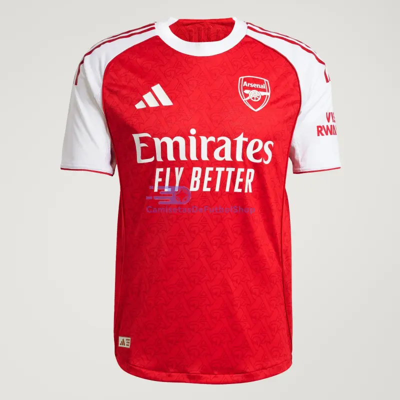 Camiseta Arsenal 2025/2026 1ª Equipación Rojo/Blanco