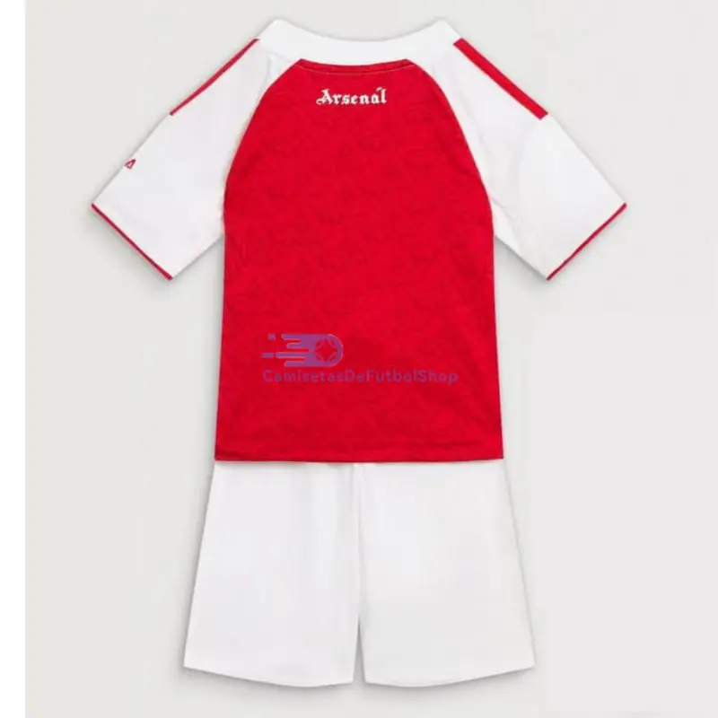 Camiseta Arsenal 2025/2026 1ª Equipación Rojo/Blanco Niño Kit
