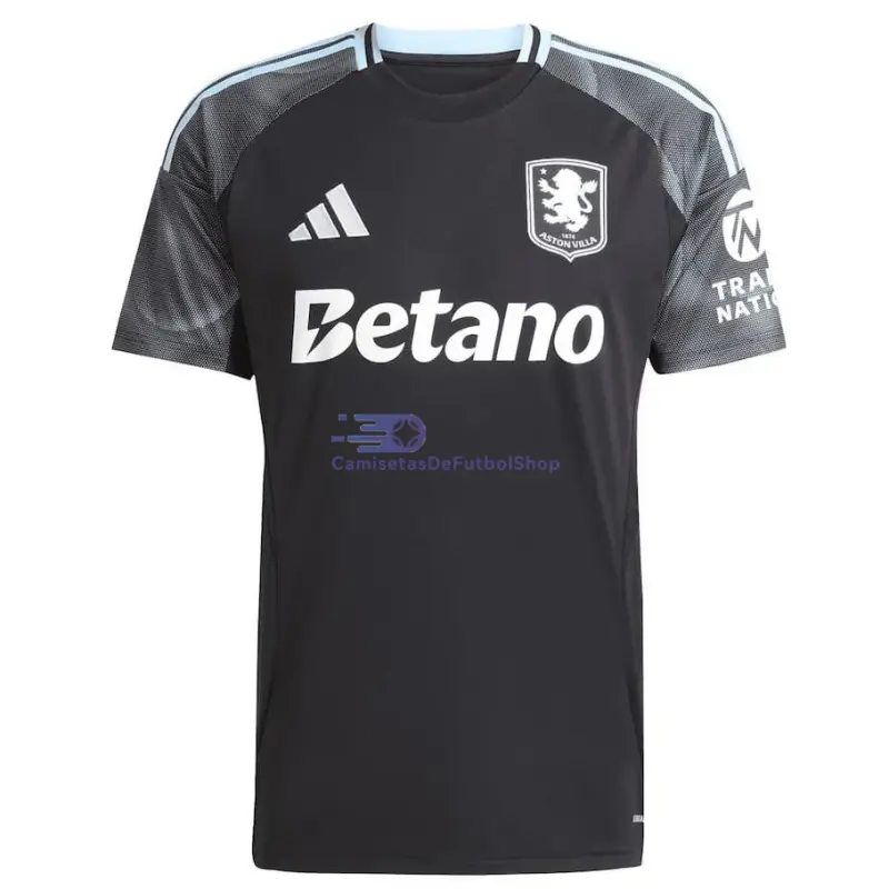 Camiseta Aston Villa 2025/2026 2ª Equipación Negro