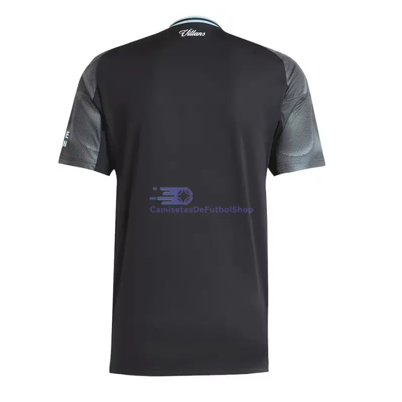 Camiseta Aston Villa 2025/2026 2ª Equipación Negro