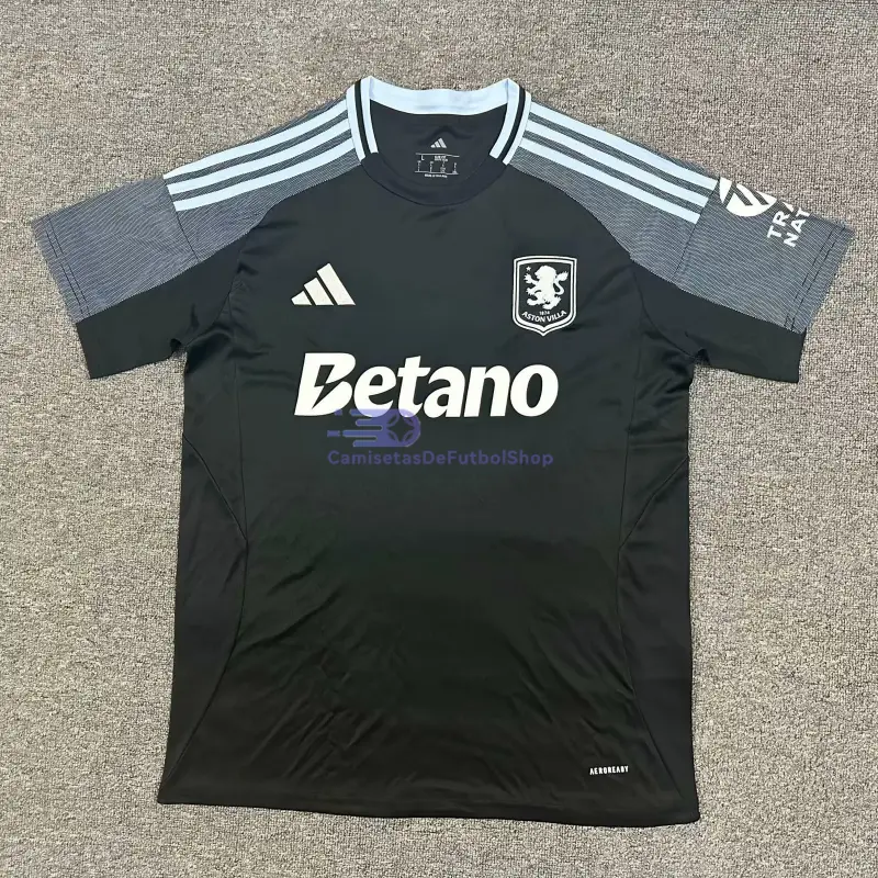 Camiseta Aston Villa 2025/2026 2ª Equipación Negro