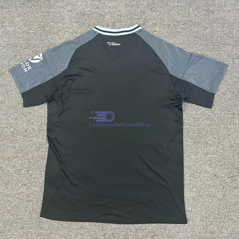 Camiseta Aston Villa 2025/2026 2ª Equipación Negro