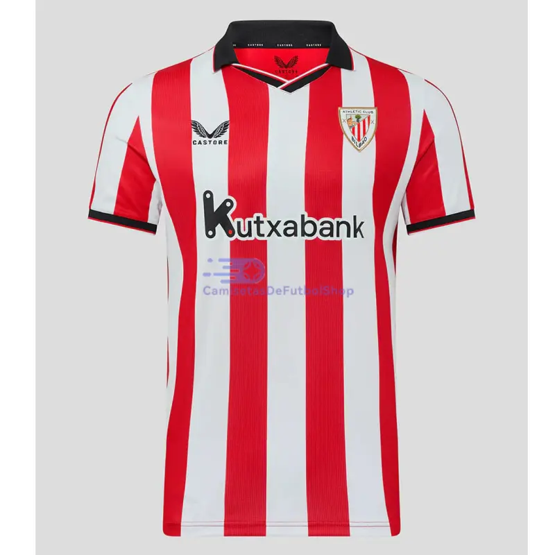 Camiseta Athletic de Bilbao 2025/2026 1ª Equipación Rojo/Blanco