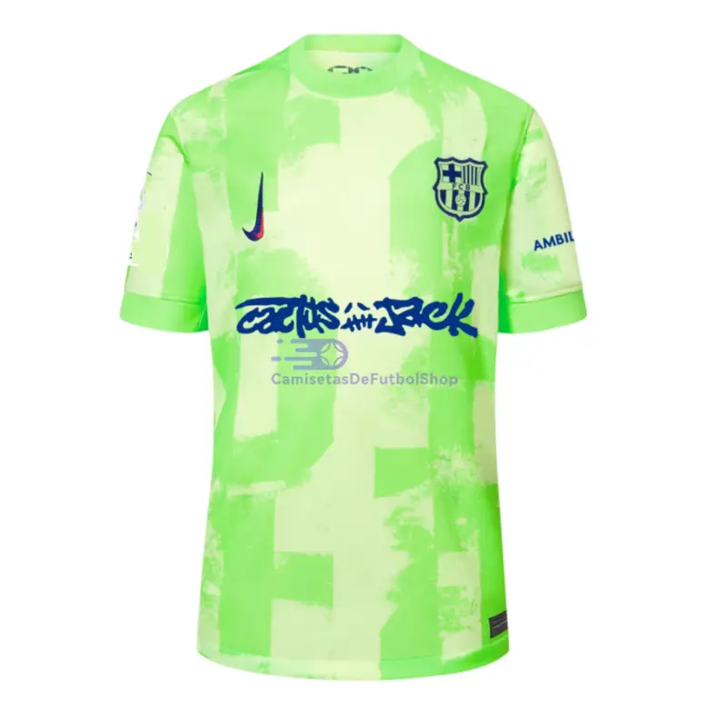 Camiseta Barcelona x Travis Scott Limited Edition 2024/2025 3ª Equipación Verde