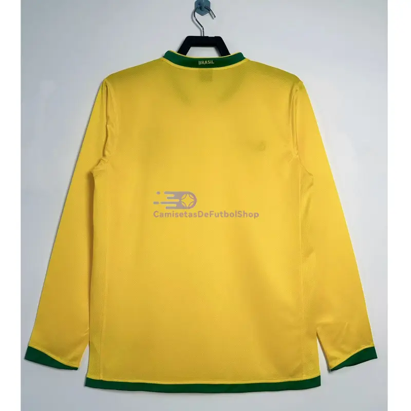 Camiseta Brasil 2006 1ª Equipación Retro ML Amarillo