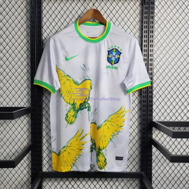 Camiseta Brasil "Canarinho" Edición Especial 2025 Blanco