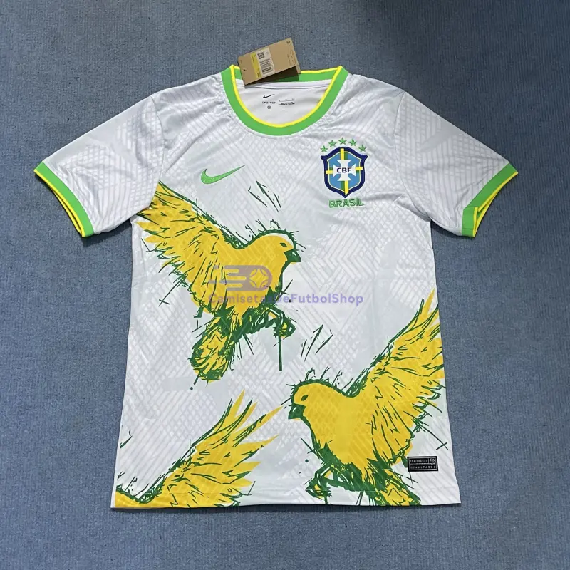Camiseta Brasil "Canarinho" Edición Especial 2025 Blanco