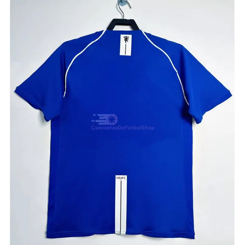 Camiseta de Portero Manchester United 2007/08 Retro Azul