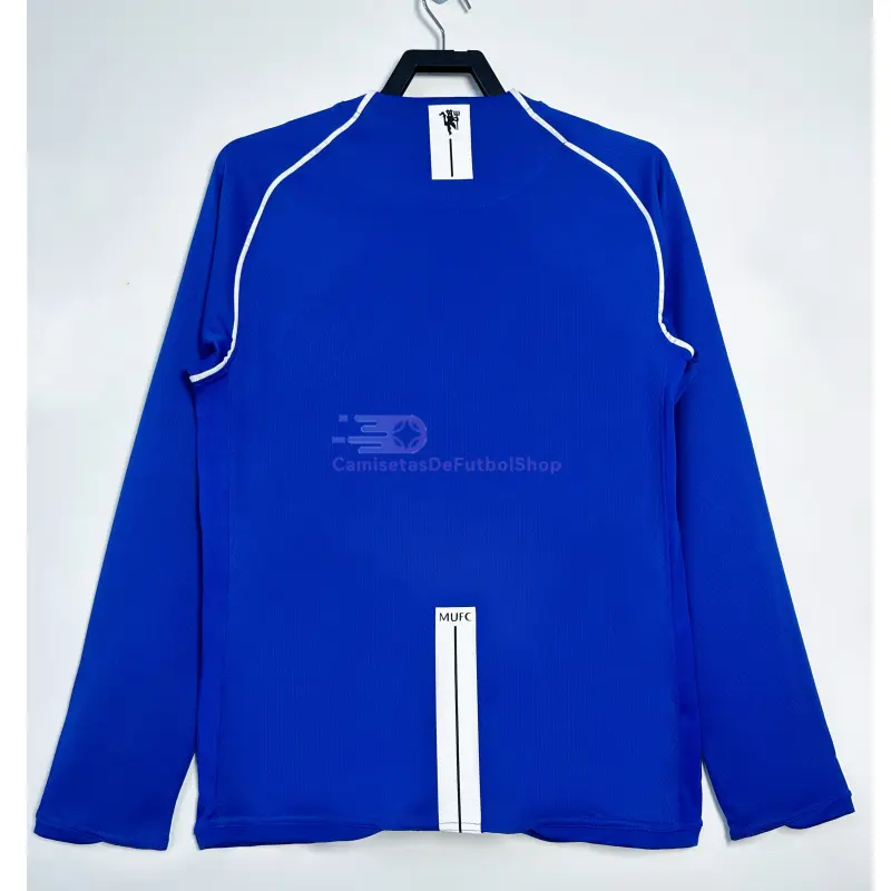 Camiseta de Portero Manchester United 2007/08 Retro ML Azul