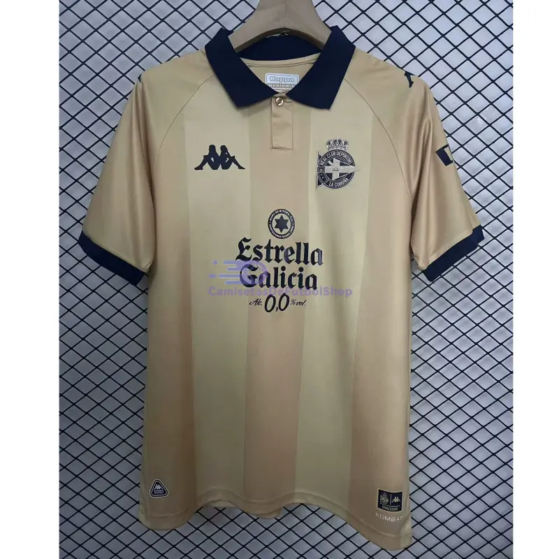 Camiseta Deportivo de La Coruña 25º Aniversario 2025 Beige