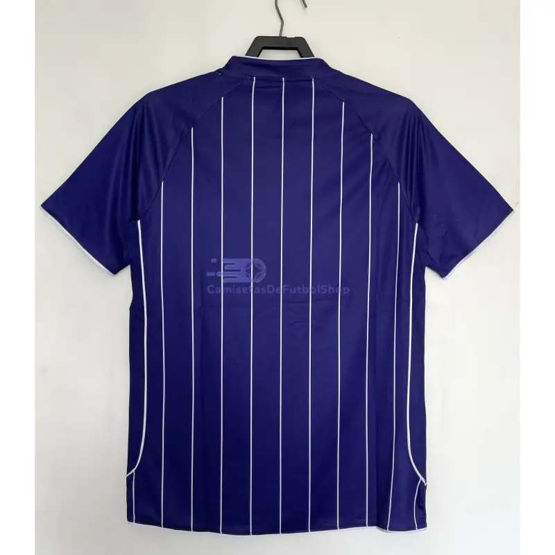 Camiseta Manchester City 2007/08 2ª Equipación Retro Azul