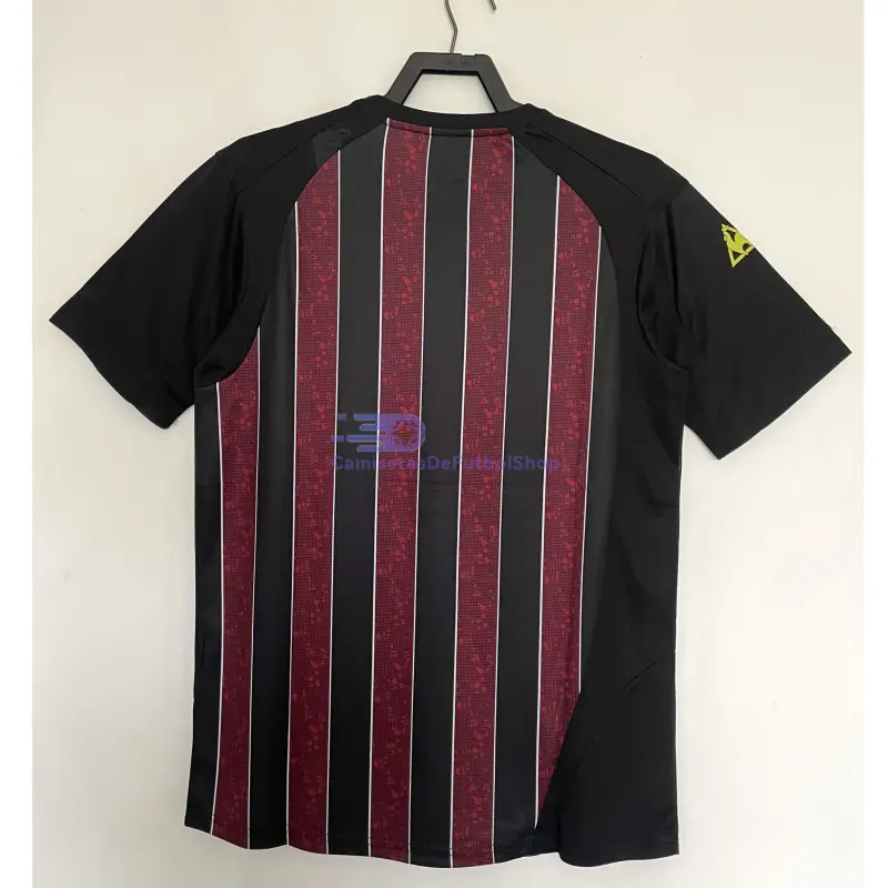 Camiseta Manchester City 2008/09 2ª Equipación Retro Negro/Rojo