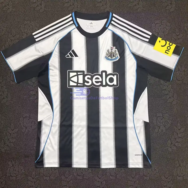 Camiseta Newcastle United 2025/2026 1ª Equipación Negro/Blanco