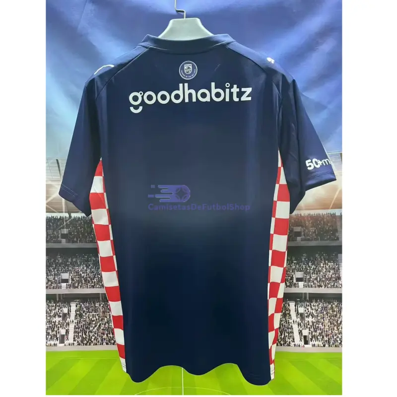 Camiseta PSV Eindhoven 2025/2026 2ª Equipación Azul Marino