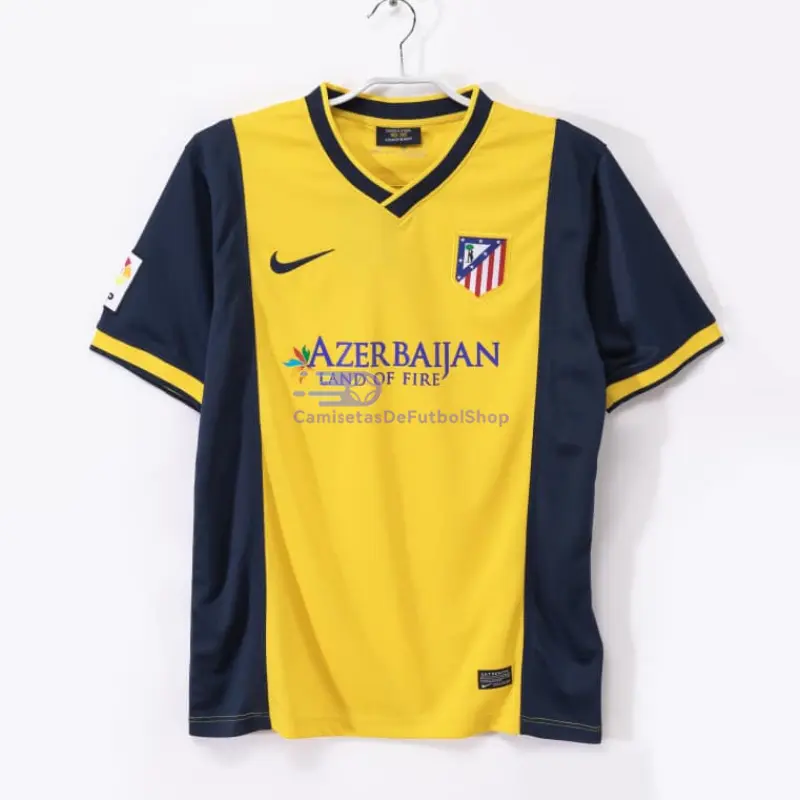 Camiseta Atlético de Madrid 2013/14 2ª Equipación Amarillo Retro