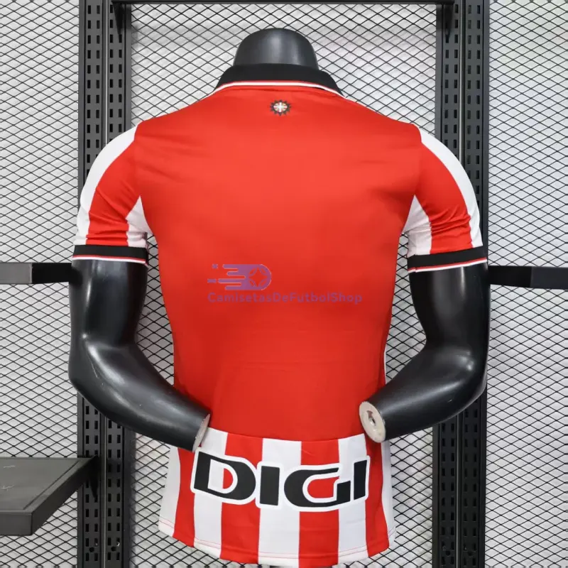 Camiseta Athletic de Bilbao 2025/2026 1ª Equipación Rojo/Blanco (EDICIÓN JUGADOR)