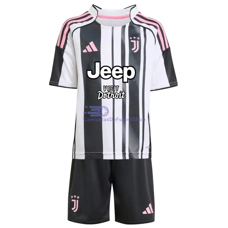 Camiseta Juventus 2025/2026 1ª Equipación  Niño Kit