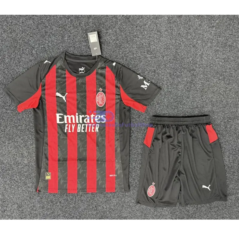 Camiseta AC Milan 1ª Equipación 2025/2026 Rojo/Negro