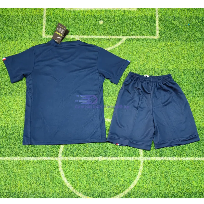 Camiseta PSG 2025/2026 1ª Equipación Azul Niño Kit