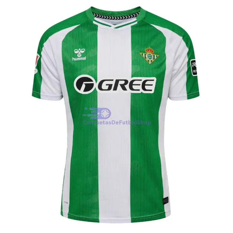Camiseta Real Betis 2025/2026 1ª Equipación Verde/Blanco con Parche La Liga