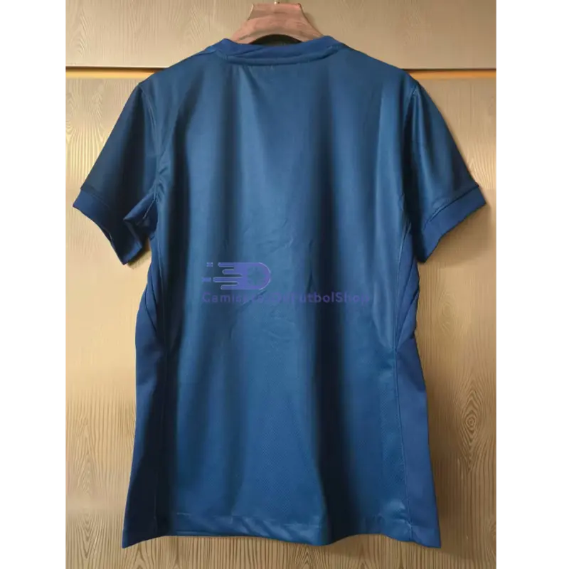 Camiseta Real Madrid 2025/2026 2ª Equipación Azul Marino Mujer con Parche HP